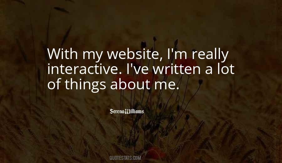 My Website Quotes #1672647