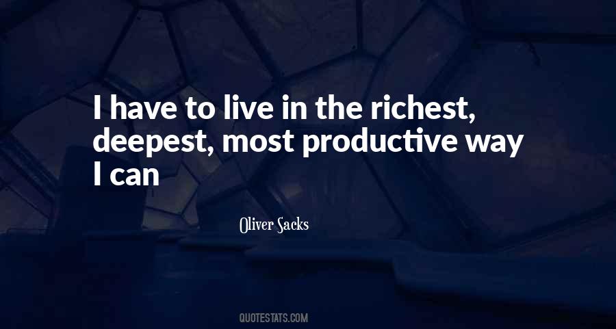 Most Productive Quotes #535818