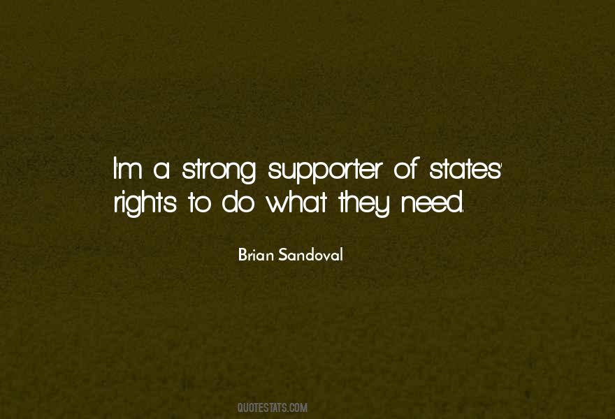 Strong Supporter Quotes #597633