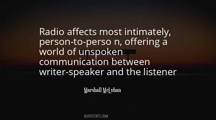 Unspoken Communication Quotes #578301