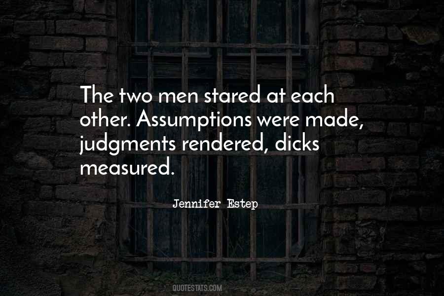 Quotes About Judgments #1183752