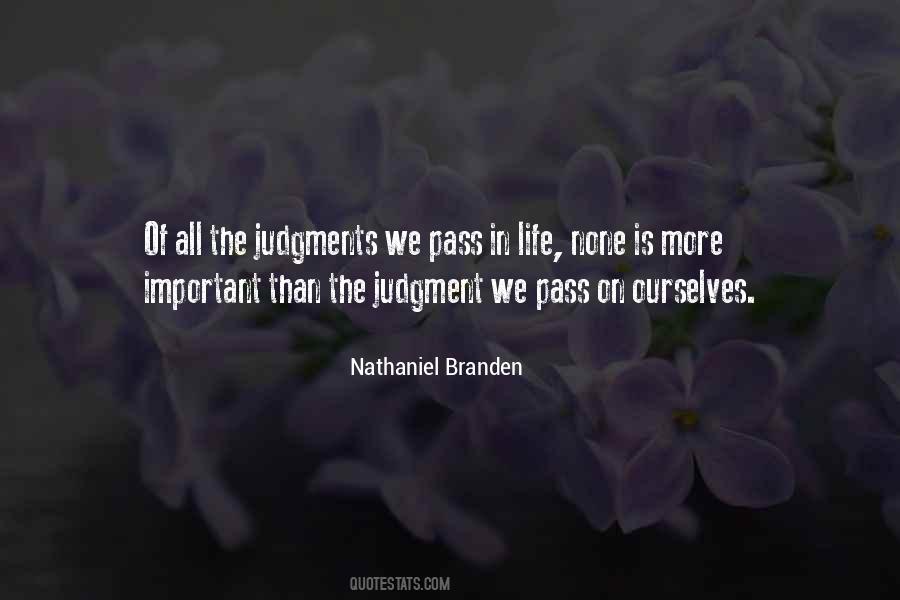 Quotes About Judgments #961128