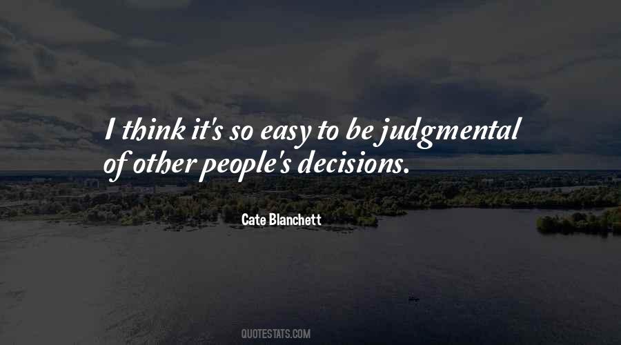 Quotes About Judgmental People #78799