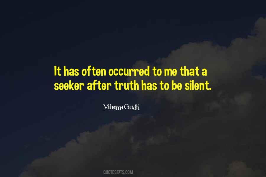 Be Silent Quotes #1418933