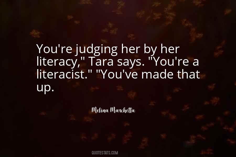 Quotes About Judging The Past #31087