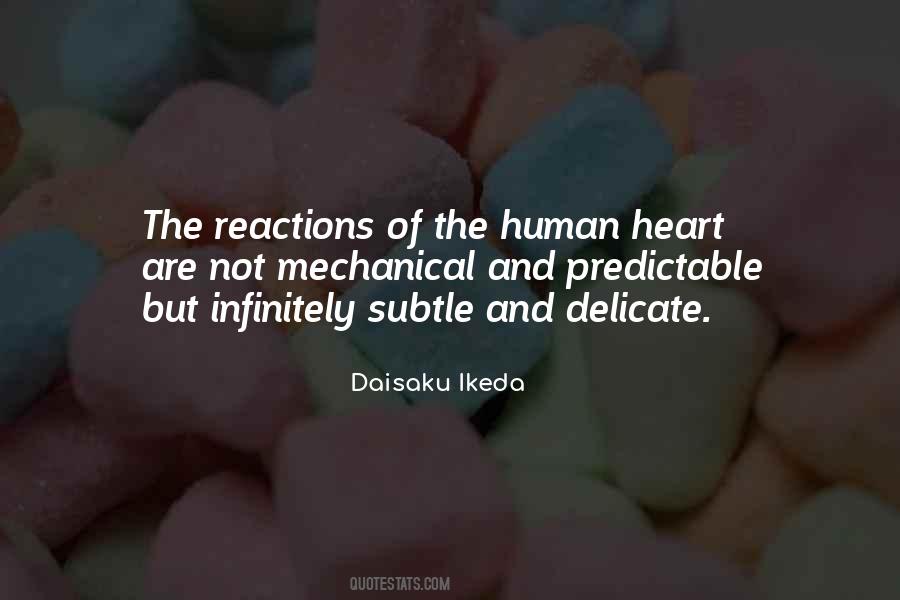 Human Reactions Quotes #1686348