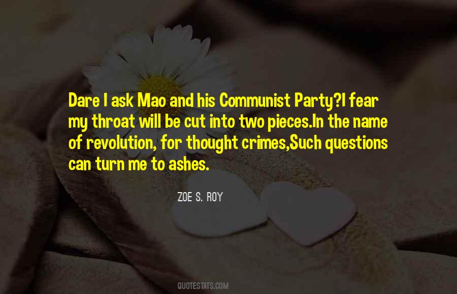 Communist Party Of China Quotes #628667