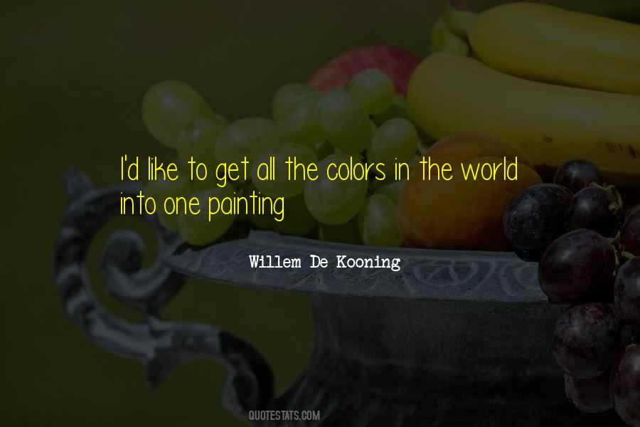 De Kooning Quotes #1544809