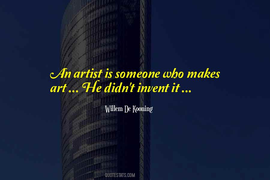 De Kooning Quotes #414297