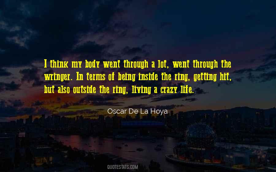 De La Hoya Quotes #1075142