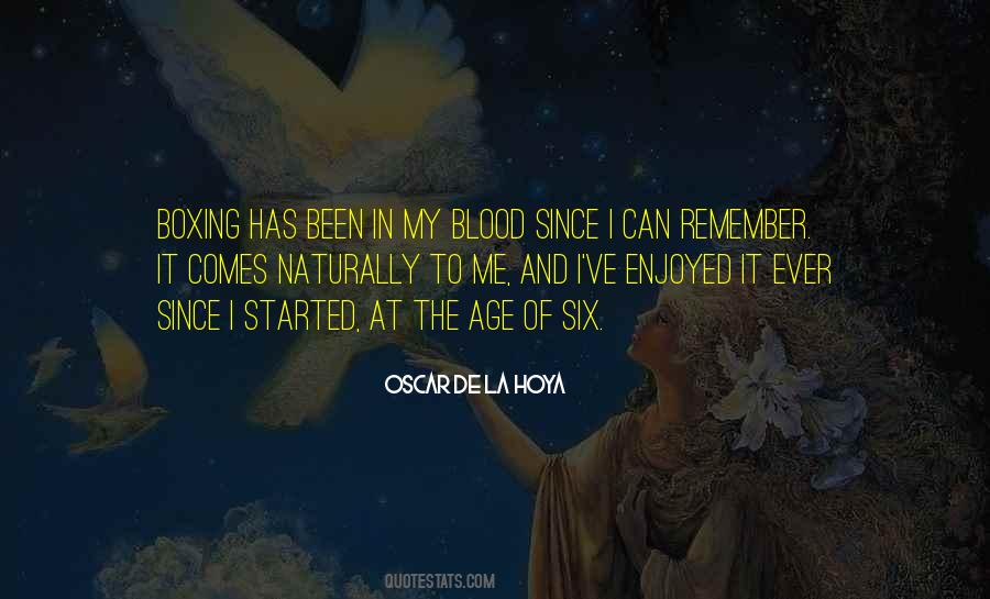 De La Hoya Quotes #384010