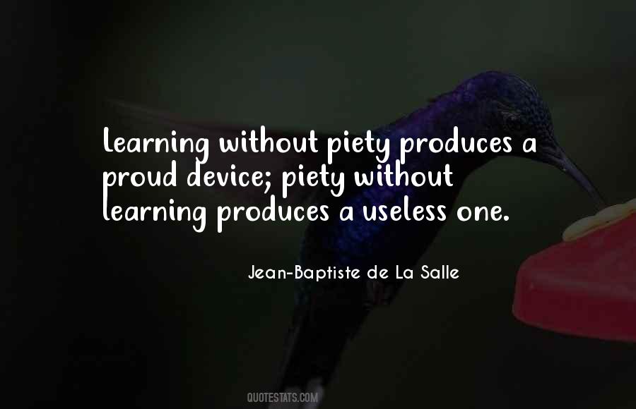 De La Salle Quotes #797052