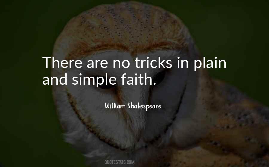 Simple Faith Quotes #1745926