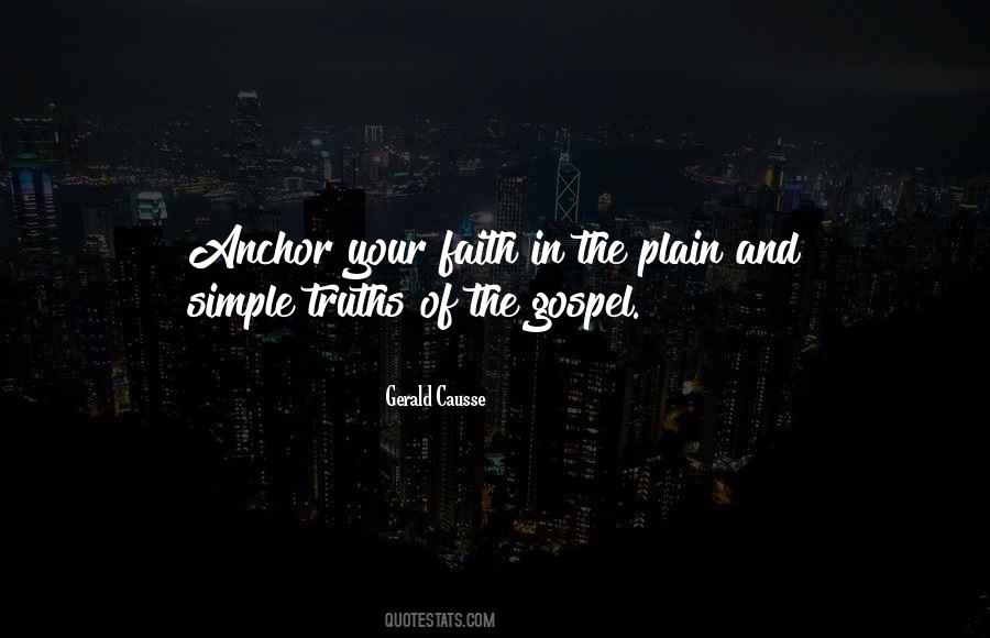 Simple Faith Quotes #258980