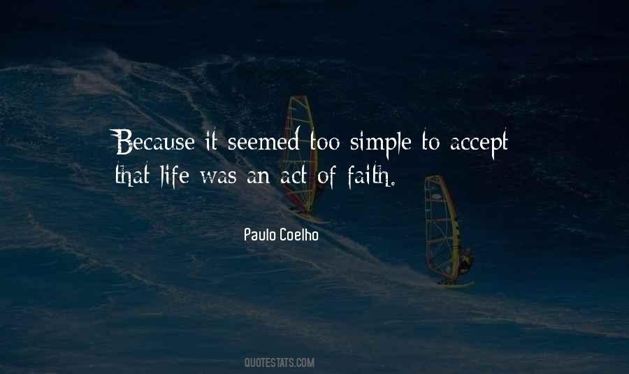 Simple Faith Quotes #773794