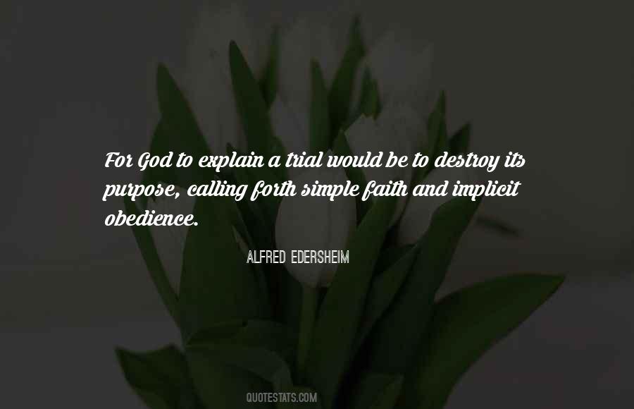 Simple Faith Quotes #97352