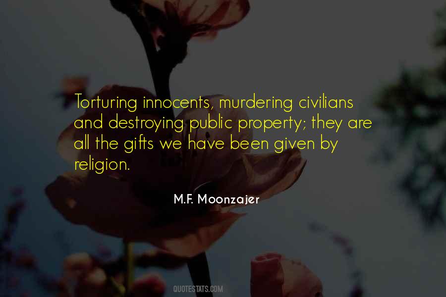 Mudering Civilians Quotes #1489839