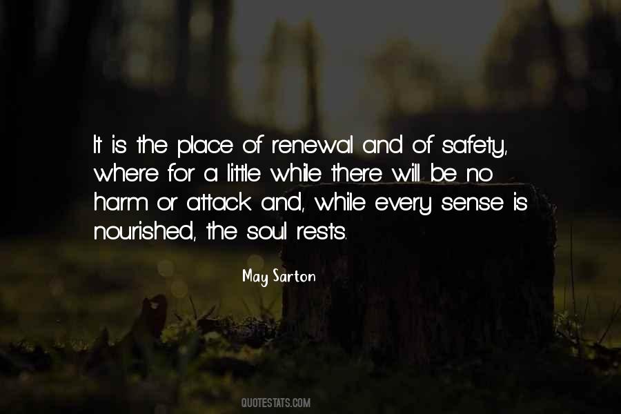 Sense Of Safety Quotes #65750