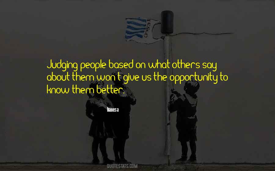 Quotes About Judging People #1812314