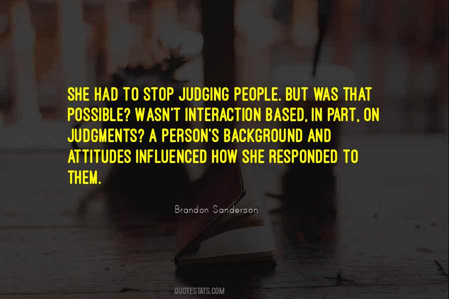 Quotes About Judging People #422834