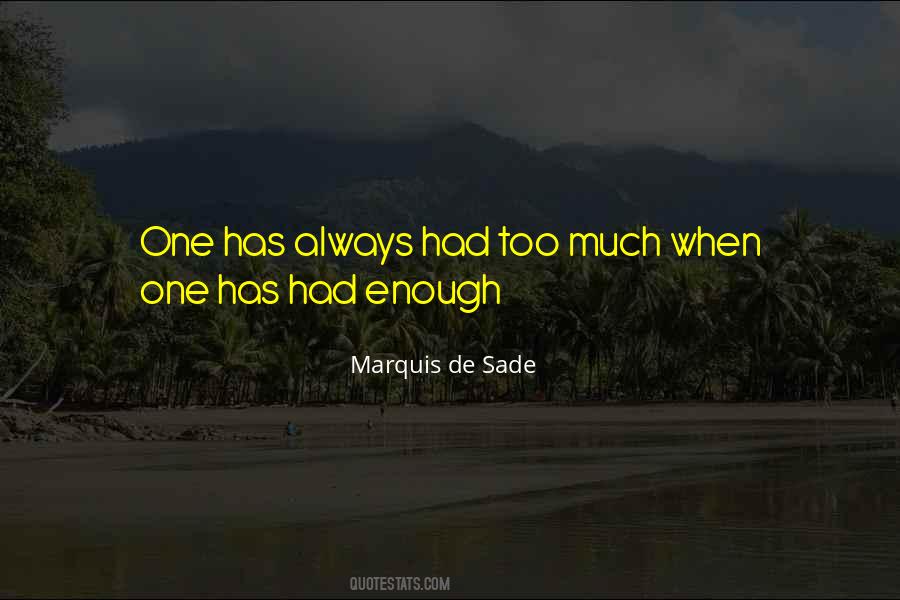 De Sade Quotes #142996