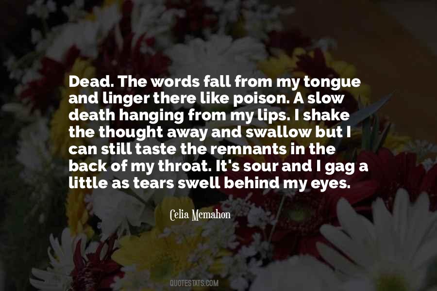 Dead Behind The Eyes Quotes #1095077