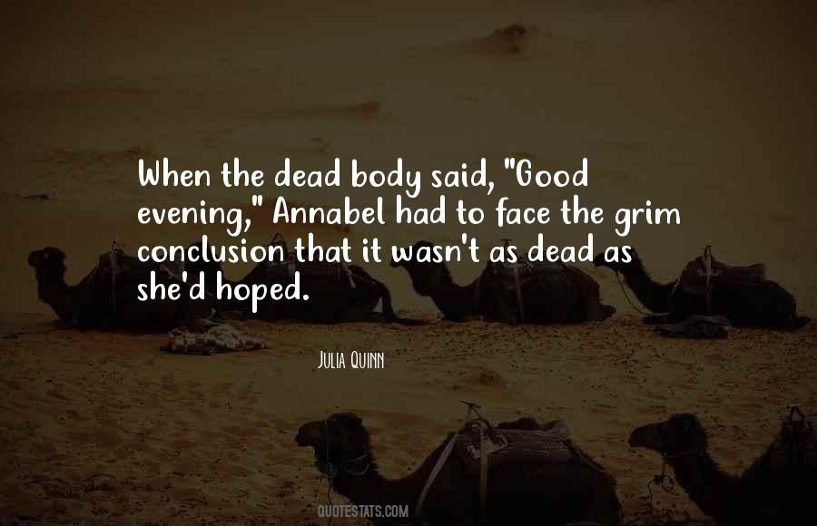 Dead Body Quotes #1241869