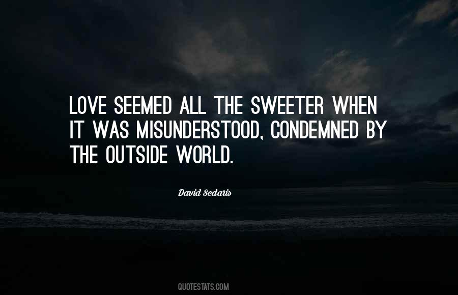 Love Misunderstood Quotes #507744