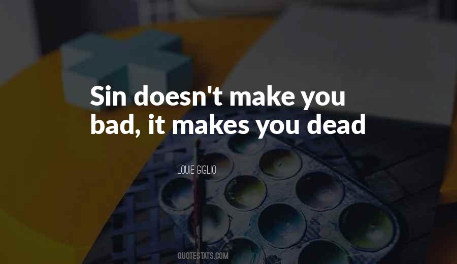 Dead In Sin Quotes #919097