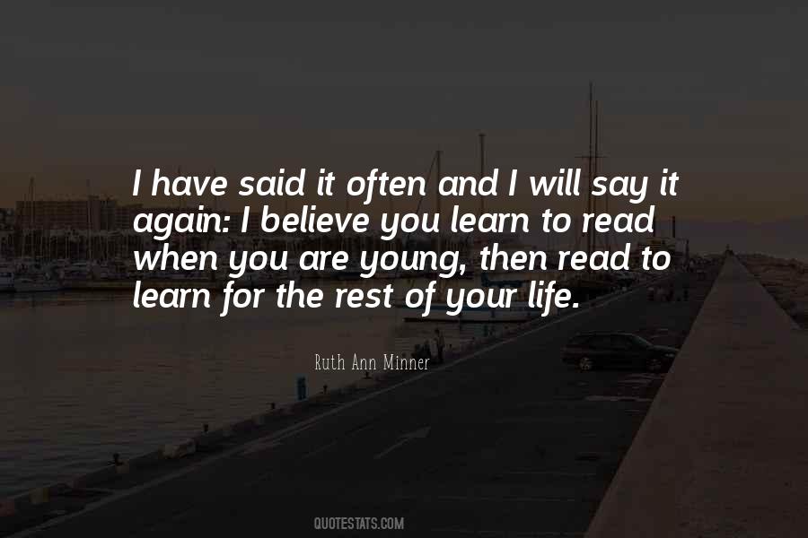Read And Learn Quotes #235934