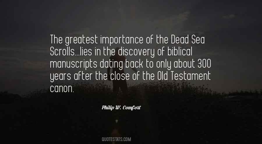 Dead Sea Scrolls Quotes #1168605