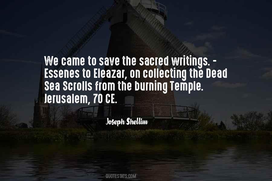 Dead Sea Scrolls Quotes #917567