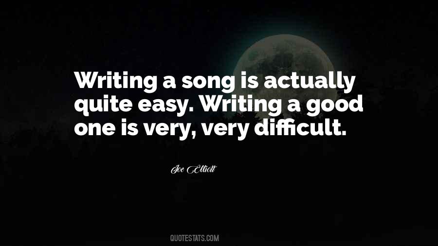 Song Writing Quotes #11573
