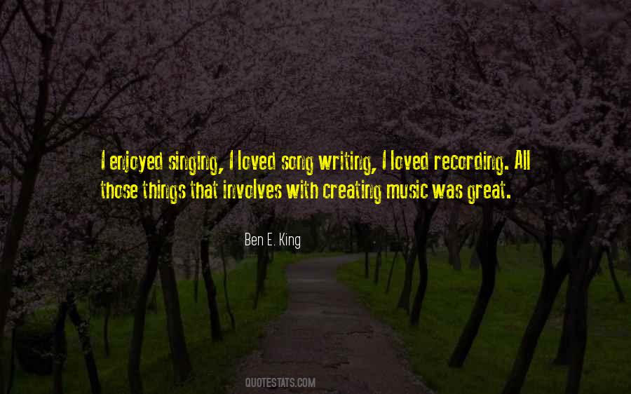 Song Writing Quotes #1190816