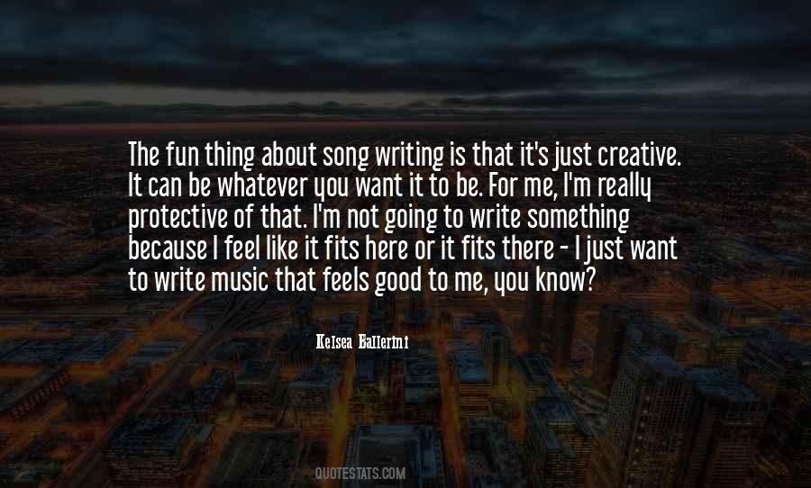 Song Writing Quotes #1844465