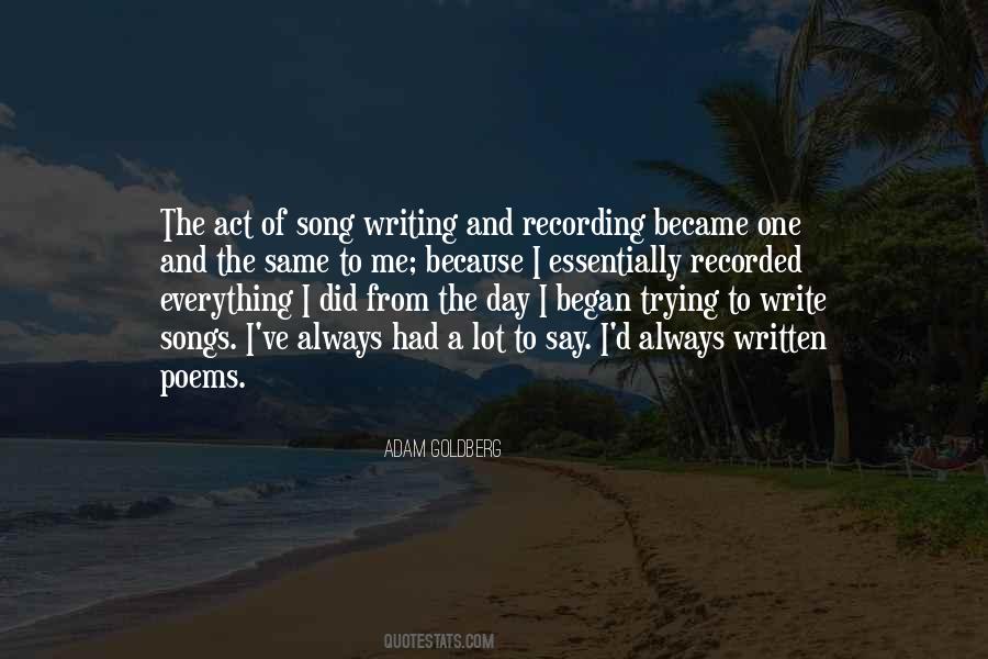 Song Writing Quotes #641243