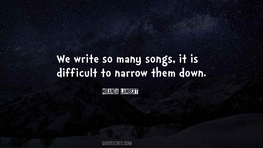 Song Writing Quotes #97759