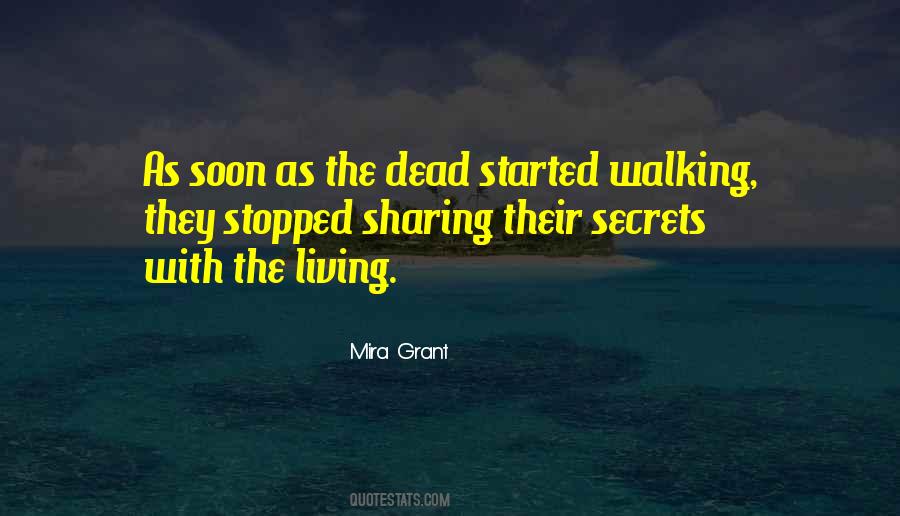 Dead Walking Quotes #30390