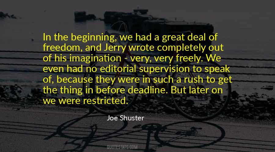 Deadline Quotes #1737651