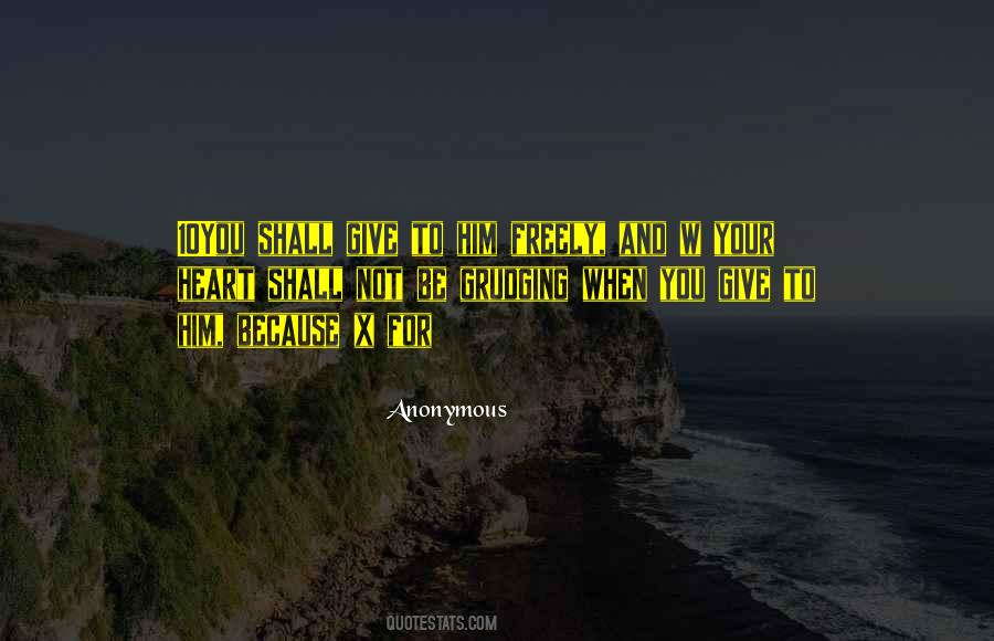 Freely Give Quotes #601123