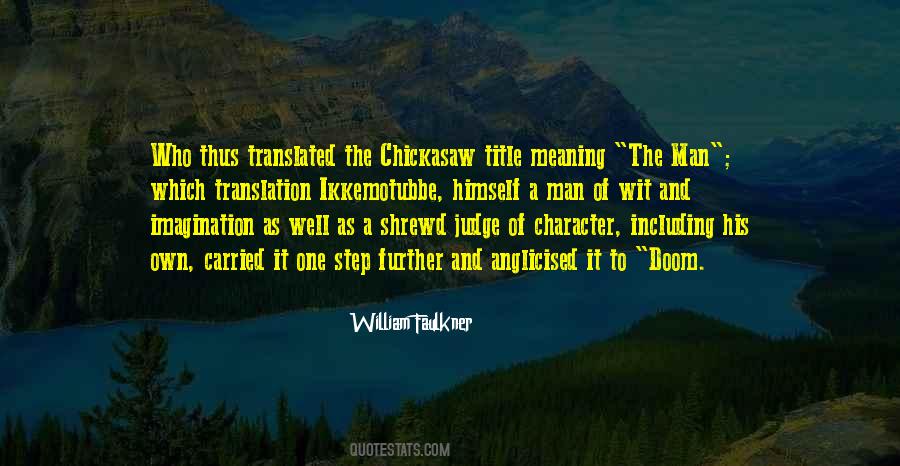 Quotes About Judge Of Character #998230