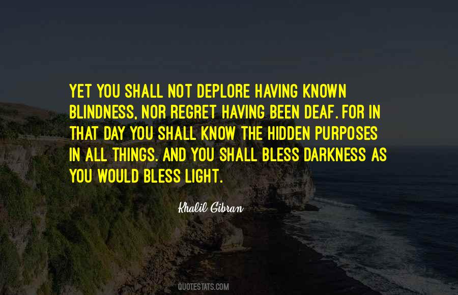 Deaf Blindness Quotes #1719320