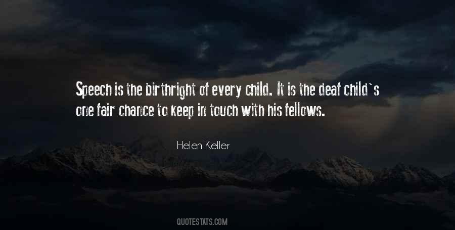 Deaf Child Quotes #1685104