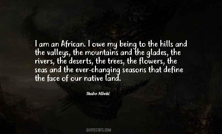 Mbeki I Am An African Quotes #242868