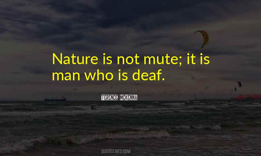 Deaf Mute Quotes #1630706