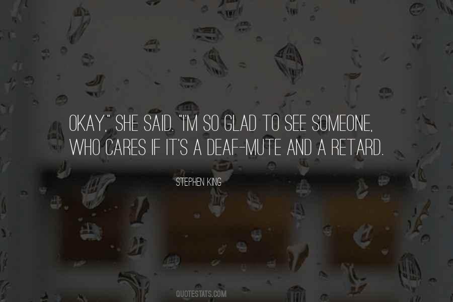 Deaf Mute Quotes #69713