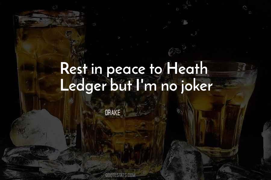 Joker Heath Quotes #685310