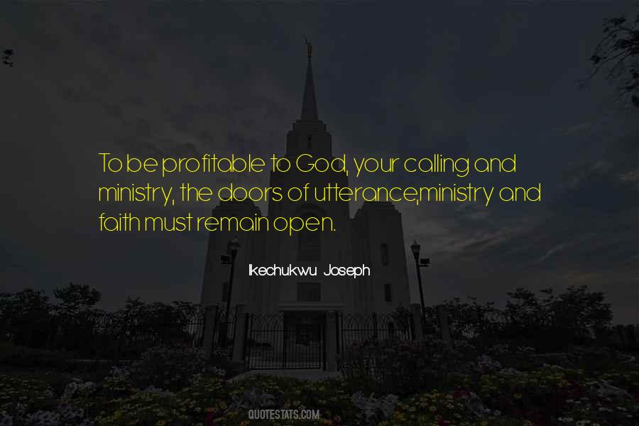 Open Doors Of God Quotes #1018525