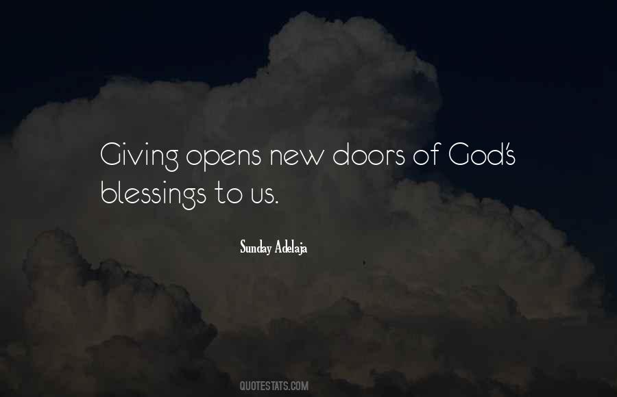 Open Doors Of God Quotes #1232394