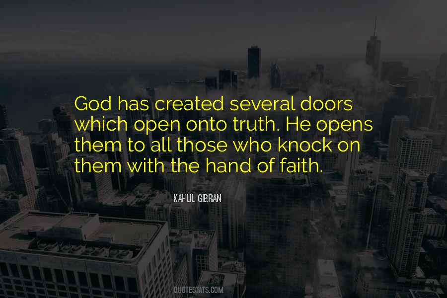 Open Doors Of God Quotes #1250467